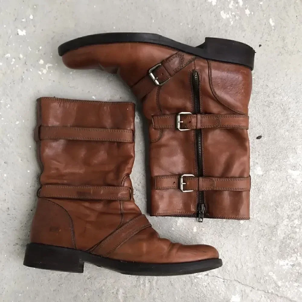 Jcrew Miller short moto boot